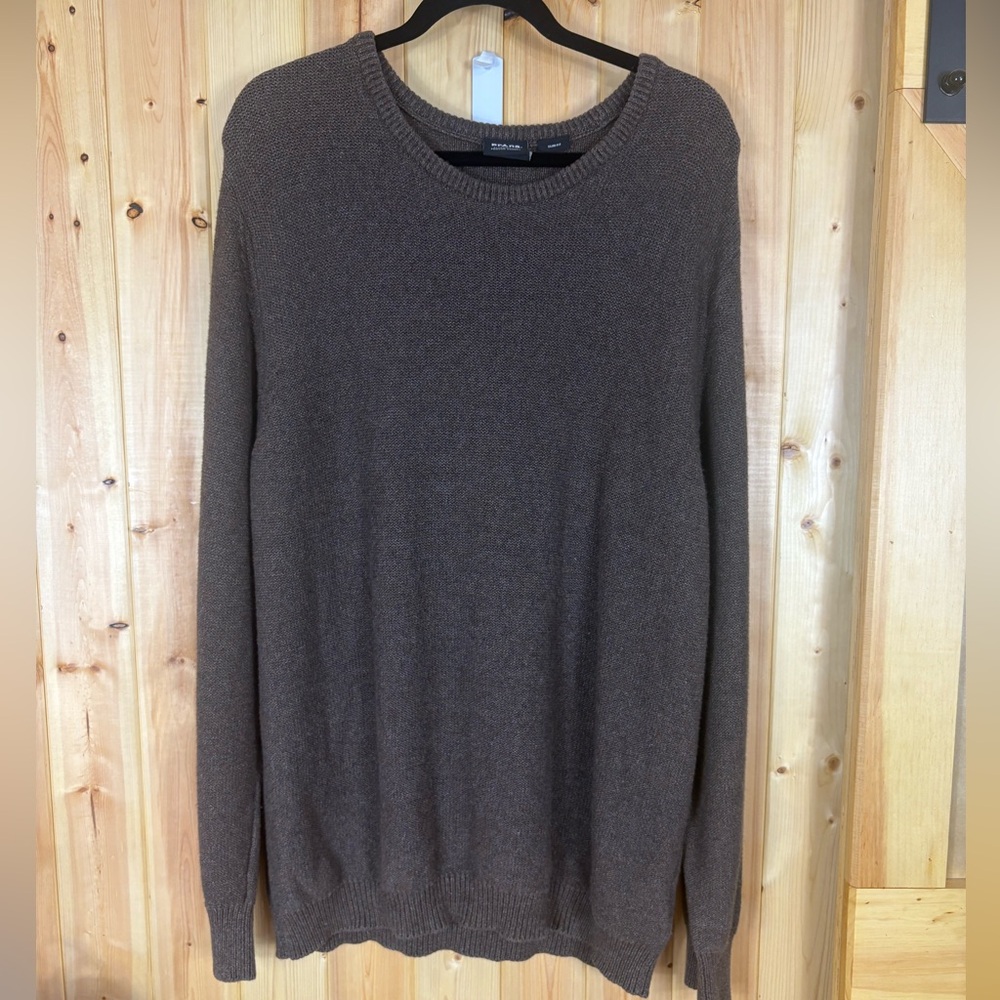 Prana Mens Organic Cotton North Loop Slim Fit Crew Neck Sweater XL Gorpcore